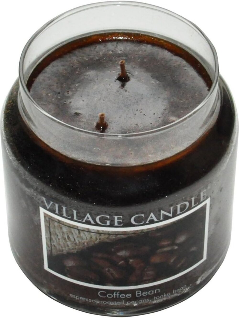 Large Coffee Bean Scented Candle in Glass Jar - 21.25 oz, Cozy Home Decor - Picture 3 of 6